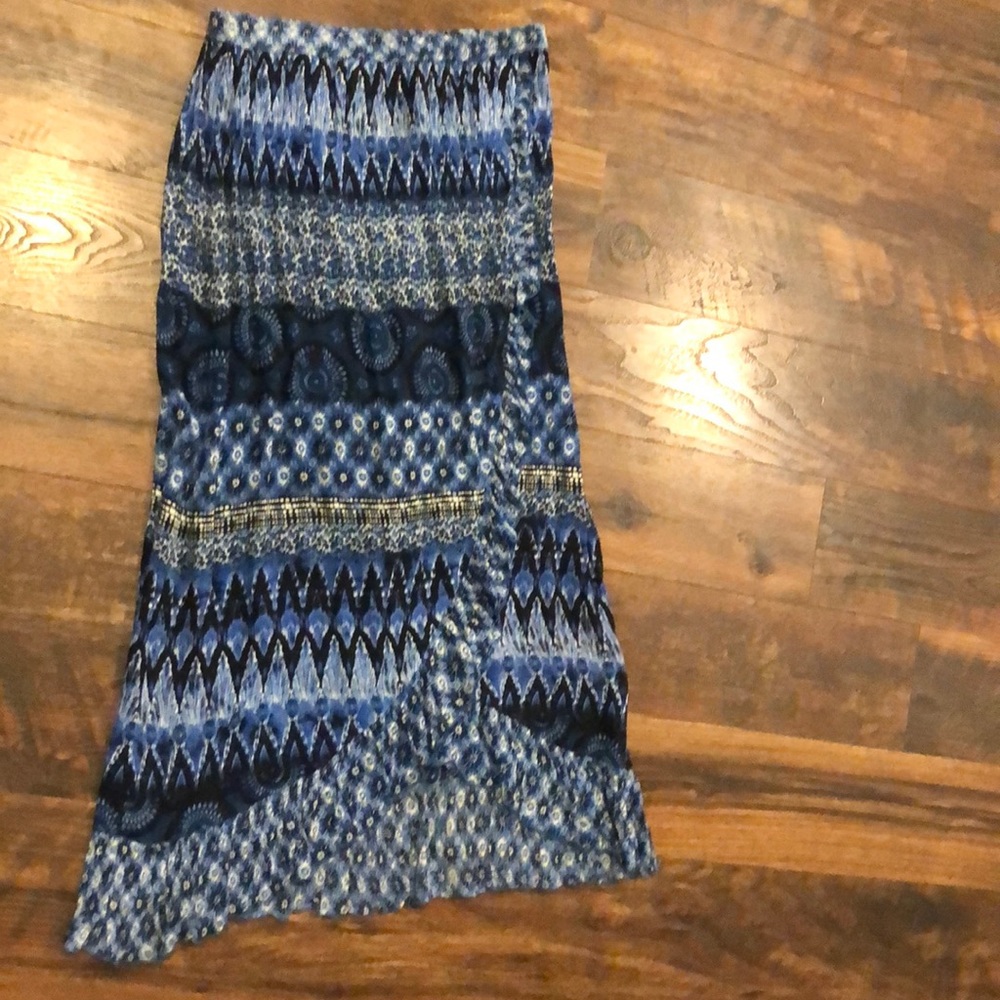 Wrap maxi skirt